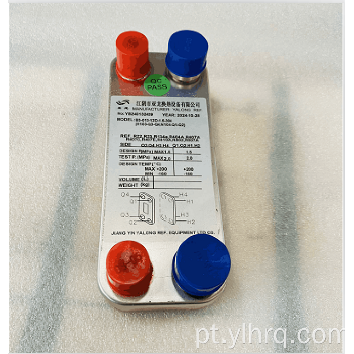 trocador de calor de placa de aço inoxidável